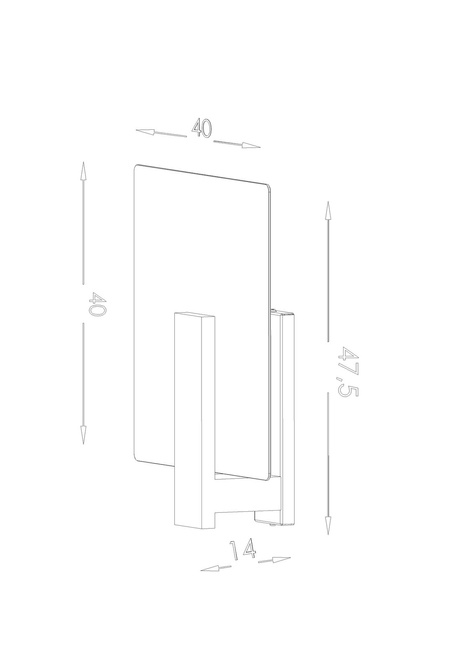 Plafond LAPPO wenge + 2x bombilla LED E27 4000K Fría 7,5W 650lm