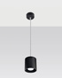 Lámpara colgante ORBIS 1 negro + 1x bombilla LED GU-10 4000K Fría 7W 630lm