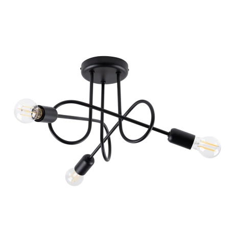 Lámpara LOOP 3 negra