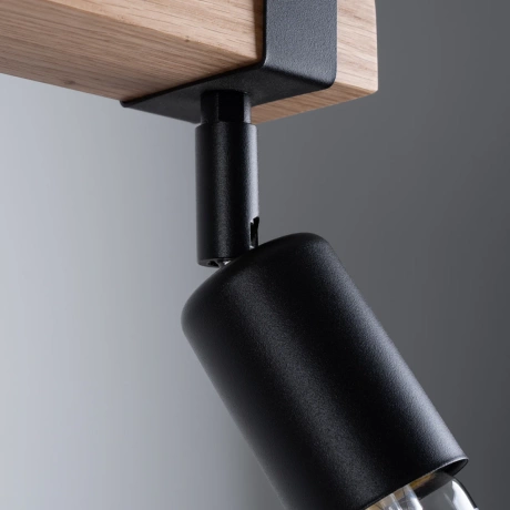 Lámpara de techo ZUCA 2 negra