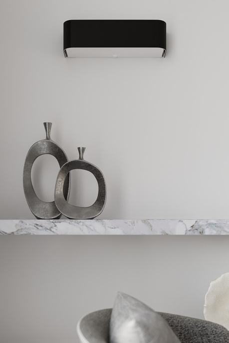 Plafond LOKKO 45 negro + 5x bombilla LED E27 3000K Cálida 7,5W 620lm