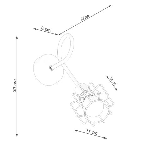 Aplique BELUCI 1S negro