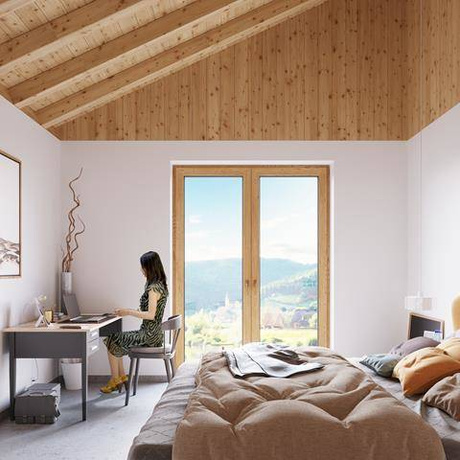 Lámpara colgante TULIP blanca + 1x bombilla LED E27 3000K Cálida 7,5W 620lm