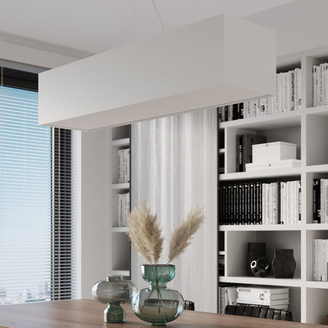 Araña SANTA 120 blanca + 5x bombilla LED E27 3000K Cálida 7.5W 620lm