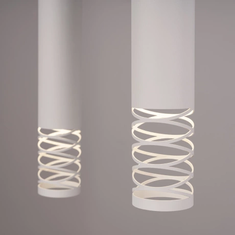 Lámpara colgante LAMI 3L blanca