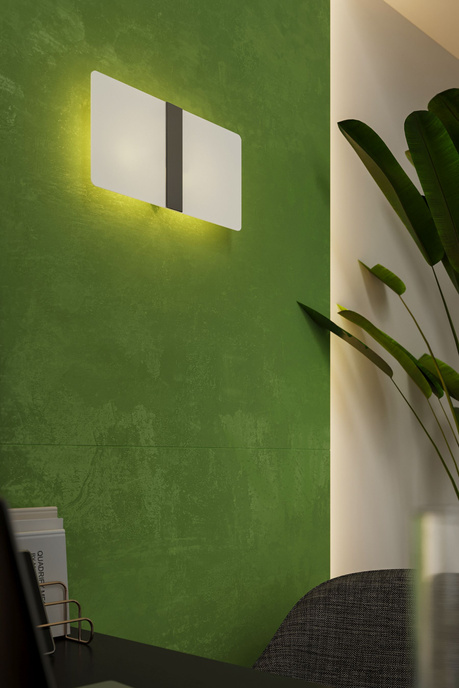 Aplique AZALIA + 2x bombilla LED G9 4000K Fría 4,5W 530lm