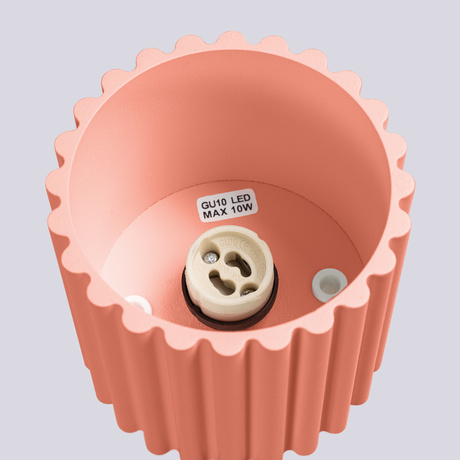 Lámpara de techo AURA 1 melocotón GU10