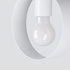 TITRAN 3 lámpara colgante blanca + 3x bombilla LED E27 4000K Fría 7,5W 690lm