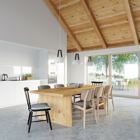 CASCO lámpara colgante blanco/negro + 1x bombilla LED E27 4000K Fría 7,5W 650lm