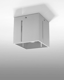 Plafond PIXAR gris + 1x bombilla LED G9 3000K Warm 4.5W 510lm