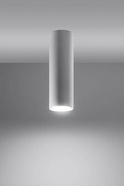 Plafond LAGOS 20 blanco + 1x bombilla LED GU-10 3000K Cálida 7W 620lm