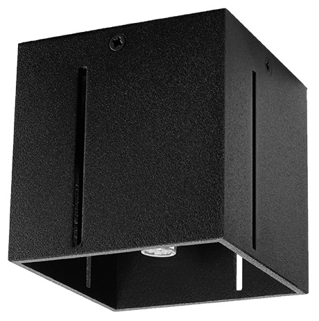 Plafond PIXAR negro + 1x bombilla LED G9 4000K Fría 4,5W 530lm