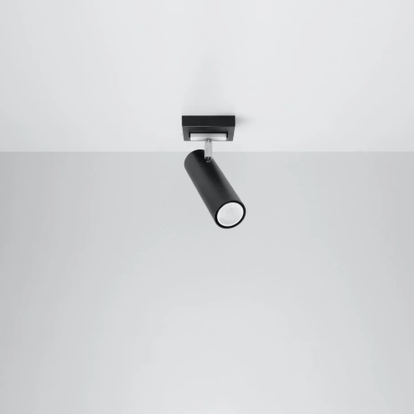 Lámpara de techo DIREZIONE 1 negro