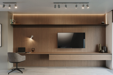 Plafond RING 2 gris + 2x bombilla LED GU-10 4000K Fría 7W 630lm