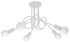 SUPEŁ 5 lámpara de araña blanca + 5X bombilla LED E27 3000K 7W 760lm