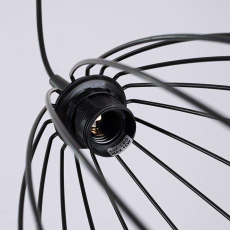 Lámpara colgante RITZ negra