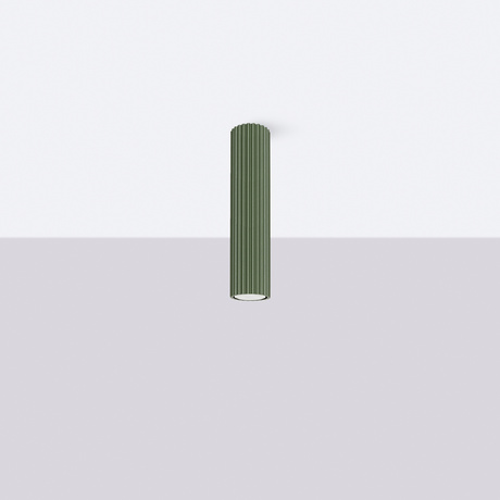 Lámpara de techo KARBON 30 verde oliva