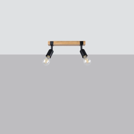 Lámpara de techo ZUCA 2 negra