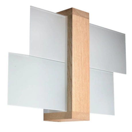 Lámpara de pared FENIKS 1 madera natural