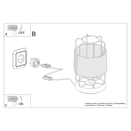 Lámpara de mesa GIZUR