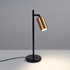Lámpara de escritorio WINX negro/cobre + 1x bombilla LED GU-10 3000K Cálida 7W 510lm