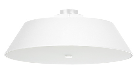 Plafond VEGA 60 blanco + 5x bombilla LED E27 3000K Cálida 7,5W 620lm