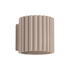 Lámpara de pared AURA taupe G9