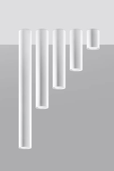 Plafond LAGOS 20 blanco + 1x bombilla LED GU-10 4000K Fría 7W 630lm