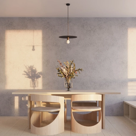 Lámpara colgante FLAVIO negra