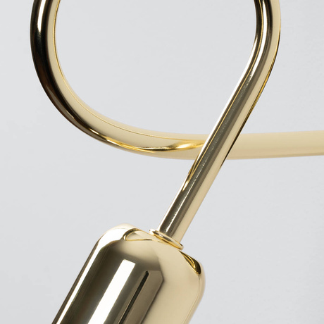 SUPEŁ Aplique oro brillo + 1X Bombilla LED E27 4000K Frío 7,5W 690lm