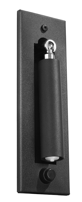 Aplique ENIF negro + 1x bombilla LED G9 4000K Fría 4,5W 530lm