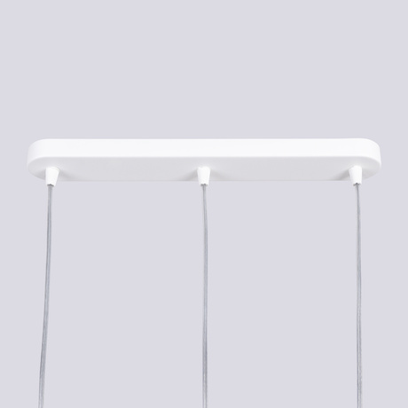 Lámpara colgante LIRO 3L blanca