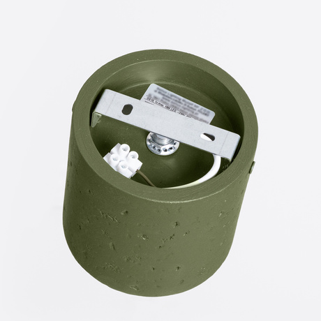 Lámpara de techo ORBIS hormigón verde oliva
