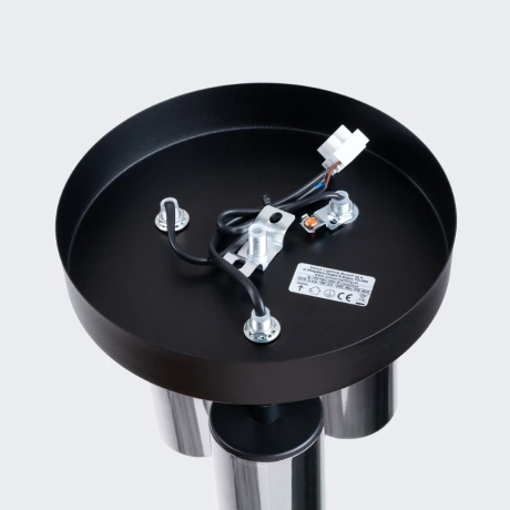 Lámpara de techo WINX 3P negro/cromo