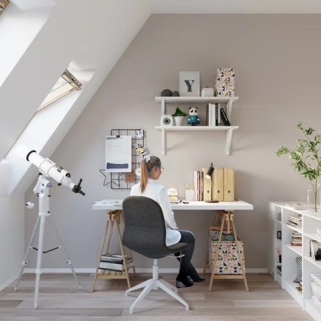 Lámpara de mesa RING negra