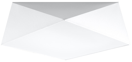 Plafond HEXA 45 BLANCO + 3x Bombilla LED E27 3000K Cálido 7,5W 620lm
