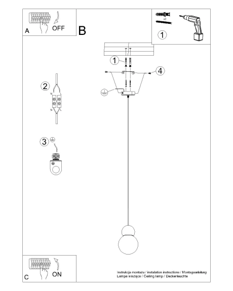 Lámpara colgante PEKKA 1 blanco/madera natural