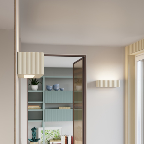 Aplique de cerámica RIGATA beige