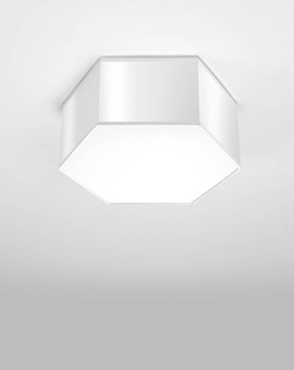 Plafond SUNDE 13 blanco + 2x bombilla LED E27 3000K Cálida 7,5W 620lm