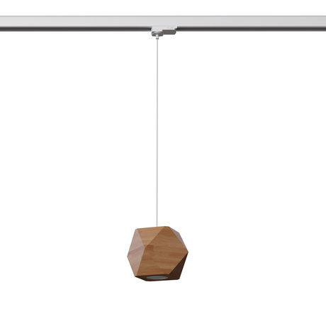 WOODY lámpara colgante de madera natural GU10 3000K 7W 510lm #W