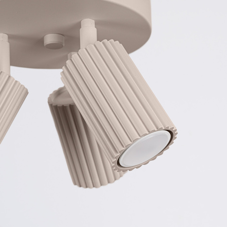 Lámpara de techo KARBON 3P taupe