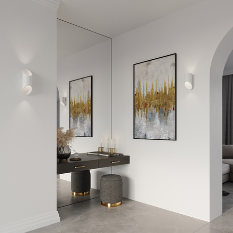 Aplique PENNE 30 blanco + 1x bombilla LED G9 4000K Fría 4,5W 530lm