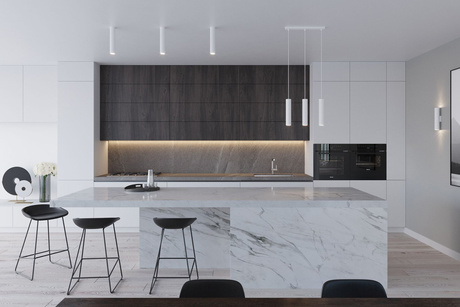 LAGOS 3 lámpara colgante blanco + 3x bombilla LED GU-10 4000K Fría 7W 630lm