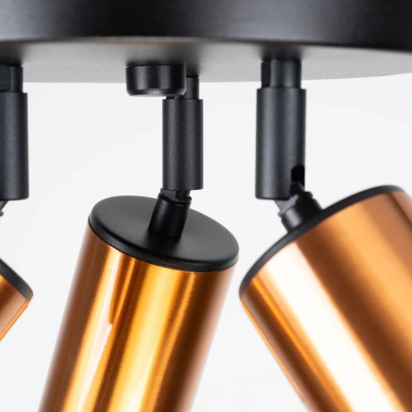 Lámpara de techo WINX 3P negro/cobre