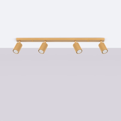 Lámpara de techo KARBON 4L oro