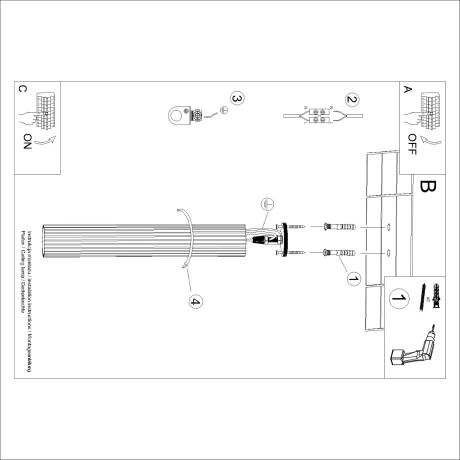 Lámpara de techo KARBON 60 oro