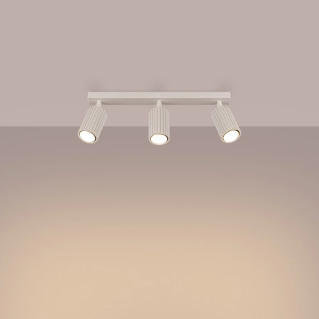 Lámpara de techo KARBON 3L beige