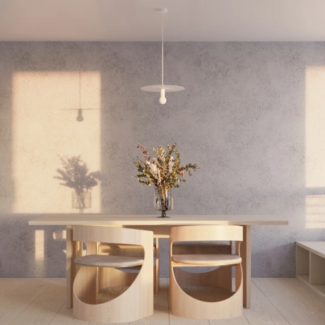 Lámpara colgante FLAVIO blanca