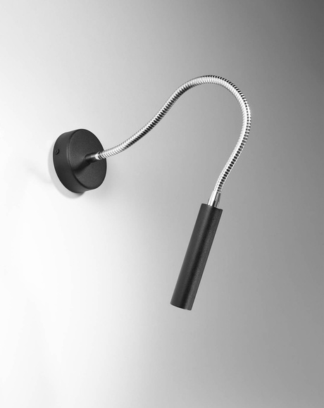 Aplique AXIL negro + 1x bombilla LED G9 3000K Warm 4.5W 510lm