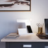 Lámpara de escritorio INCLINE blanca + 1x bombilla LED E27 3000K Cálida 7,5W 620lm